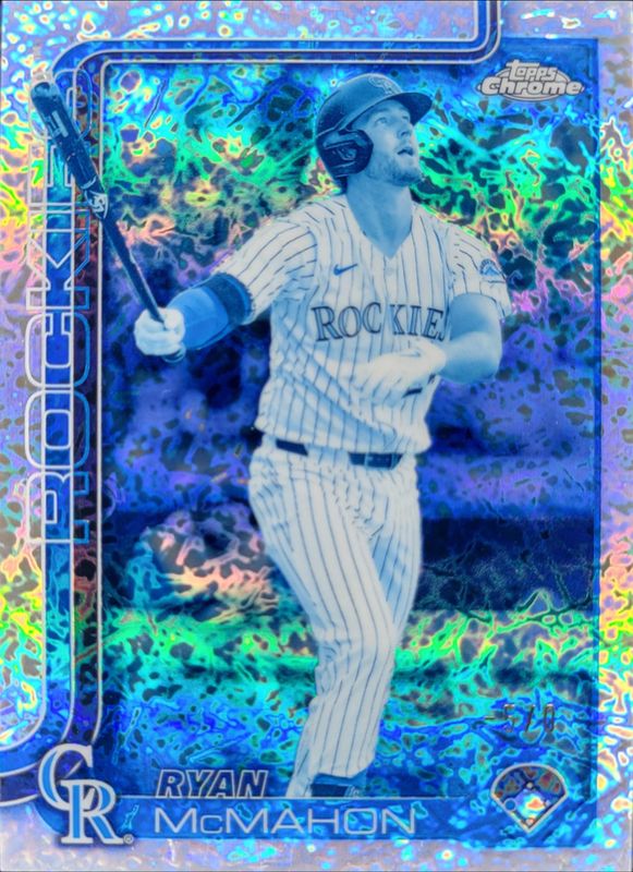 Ryan McMahon 2025 Topps Chrome #66 Frozenfractor /-5 RAW