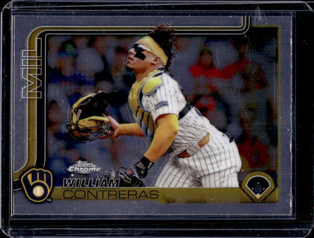 William Contreras 2025 Topps Chrome #25 Base RAW