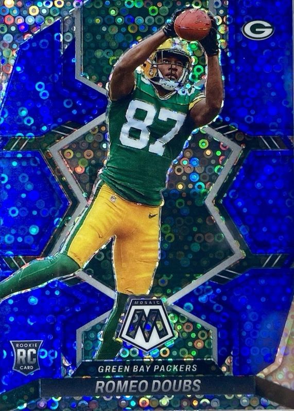 2022 Mosaic #341 No Huddle Blue /75