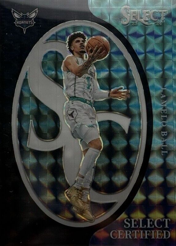 LaMelo Ball 2023 Select #15 Select Certified - Black Finite /1 RAW