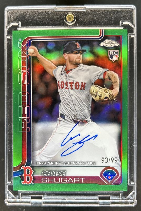 2025 Topps Chrome #RA-CS Rookie Autographs - Green Refractor /99