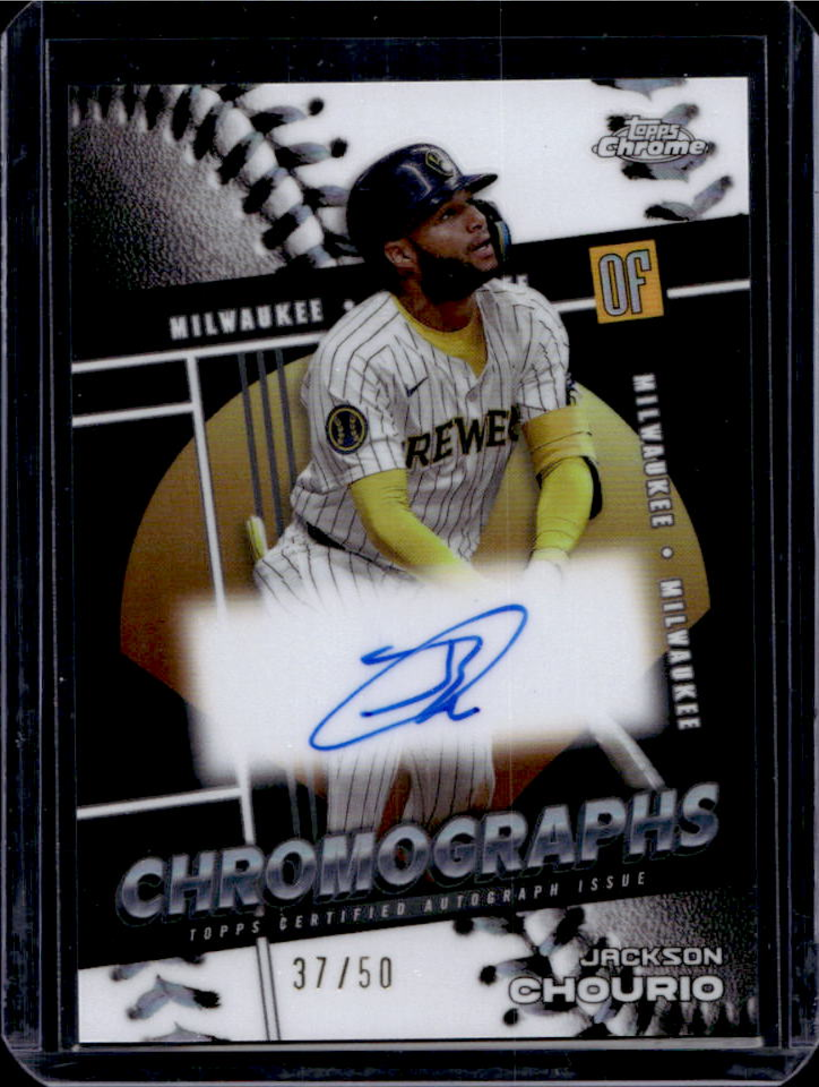 Jackson Chourio 2025 Topps Chrome #CHR-JCH Chromographs Price