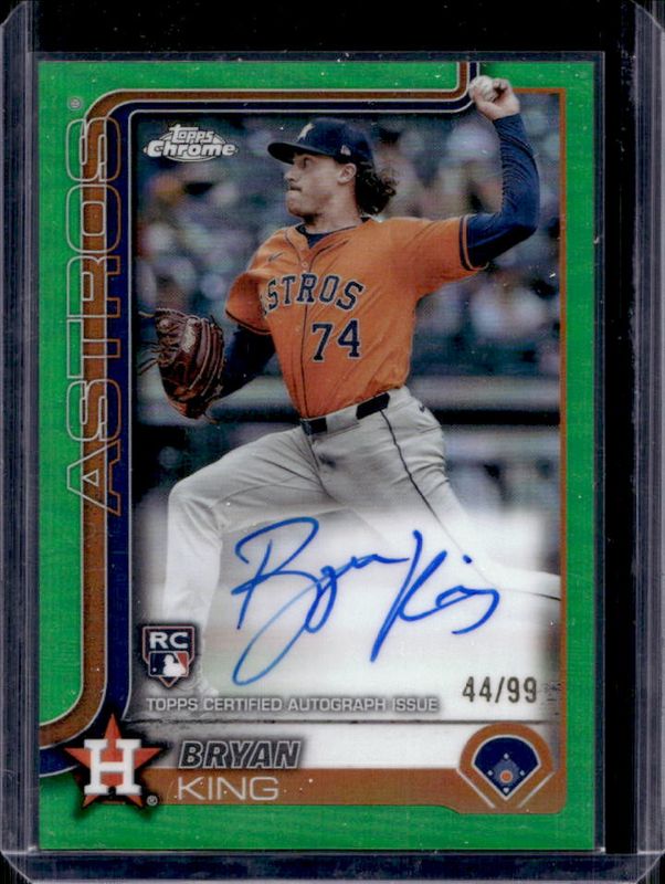 2025 Topps Chrome #RA-BK Rookie Autographs - Green Refractor /99