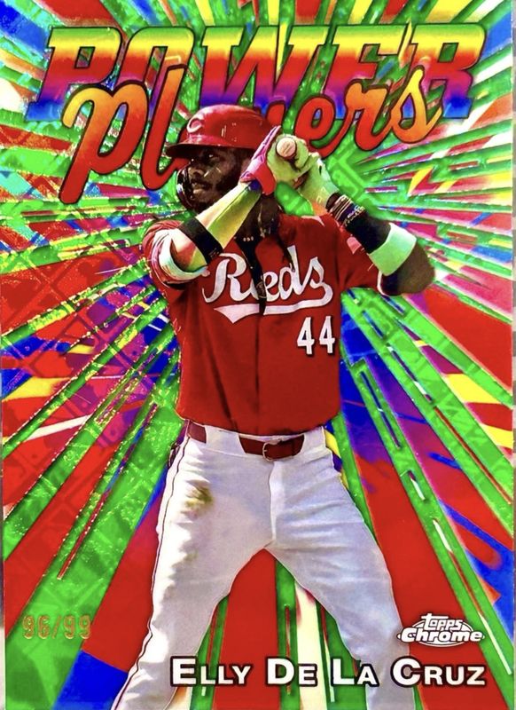 Elly De La Cruz 2025 Topps Chrome Logofractor Edition #PP-16 Power