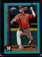 Josh Hader 2025 Topps Chrome #295 Teal Refractor /299 Price Guide