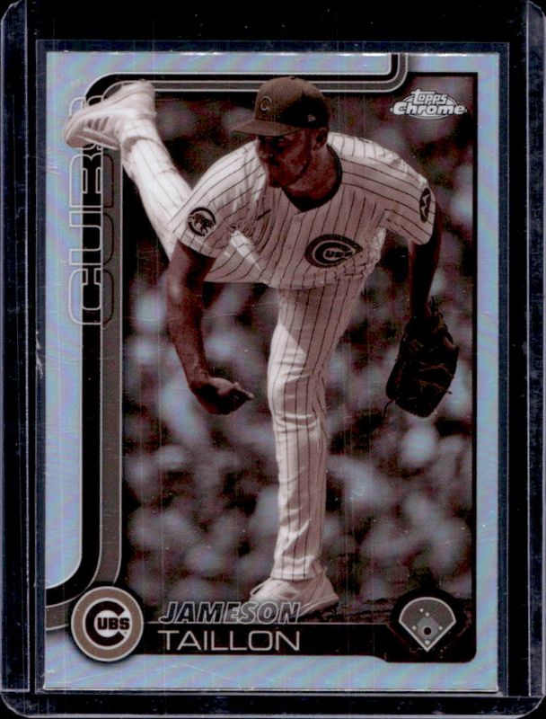 Jameson Taillon 2025 Topps Chrome #33 Sepia Refractor RAW