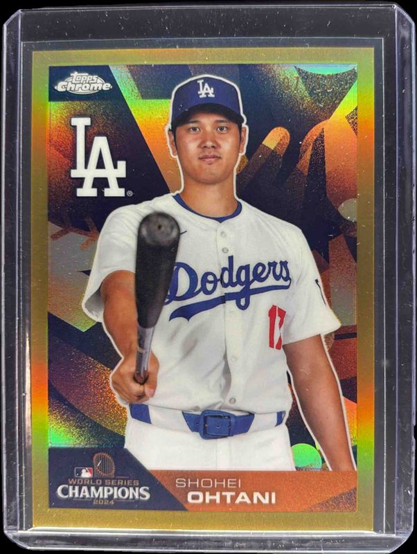 Shohei Ohtani 2025 Topps Chrome #CHAMP-1 2024 World Series