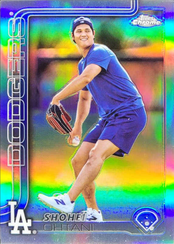 Shohei Ohtani 2025 Topps Chrome #1 Super Short Prints RAW