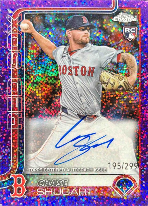 2025 Topps Chrome #RA-CS Rookie Autographs - Purple Speckle Refractor /299