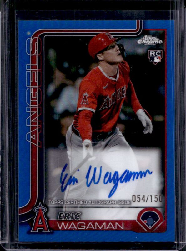 2025 Topps Chrome #RA-EW Rookie Autographs - Blue Refractor /150