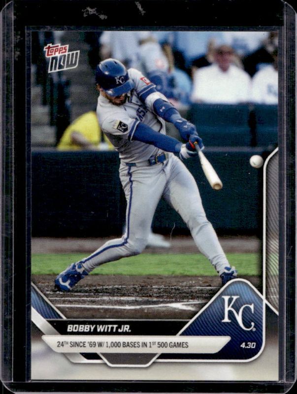 Bobby Witt 2025 Topps Now #123 Base RAW