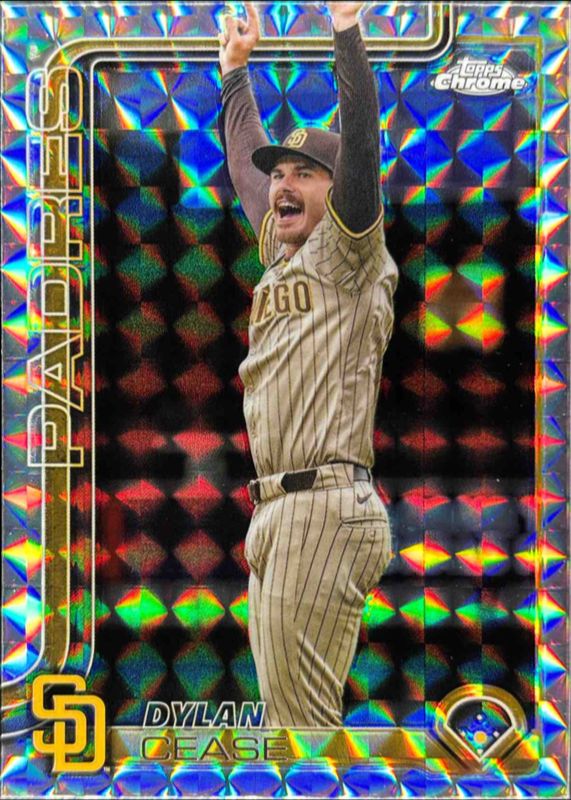 Dylan Cease 2025 Topps Chrome #212 Geometric Refractor RAW