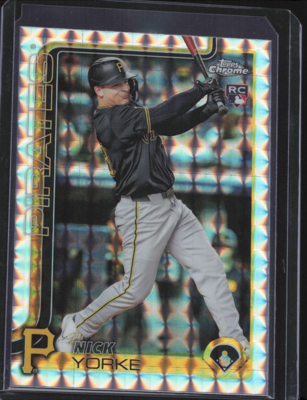 Nick Yorke 2025 Topps Chrome #36 Geometric Refractor Rookie RAW
