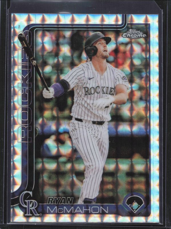 Ryan McMahon 2025 Topps Chrome #66 Geometric Refractor RAW