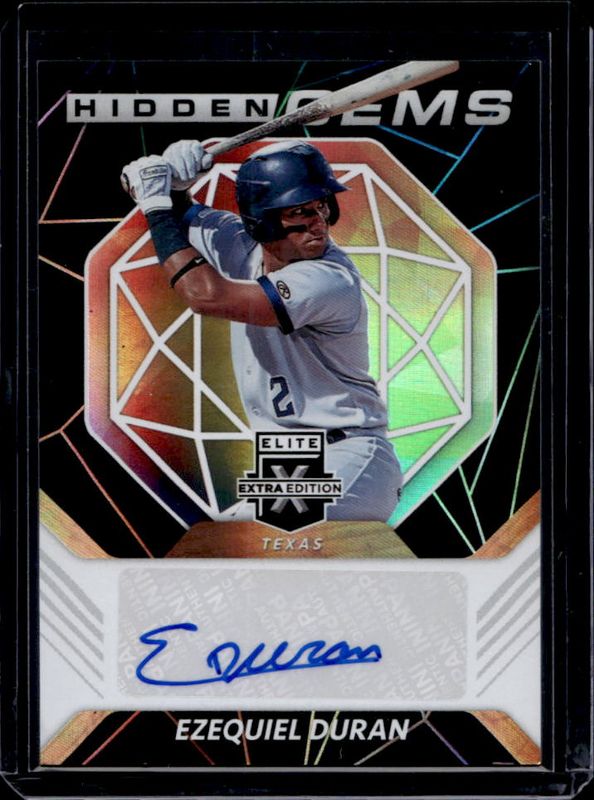 2021 Elite Extra Edition #HG-ED Hidden Gems Signatures - Black