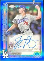 Justin Wrobleski 2025 Topps Chrome #RA-JWR Rookie Autographs