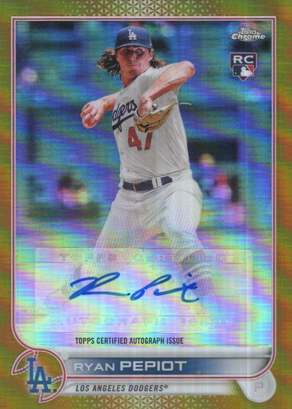2022 Topps Chrome Update #AC-RPE Autographs - Gold Refractor /50