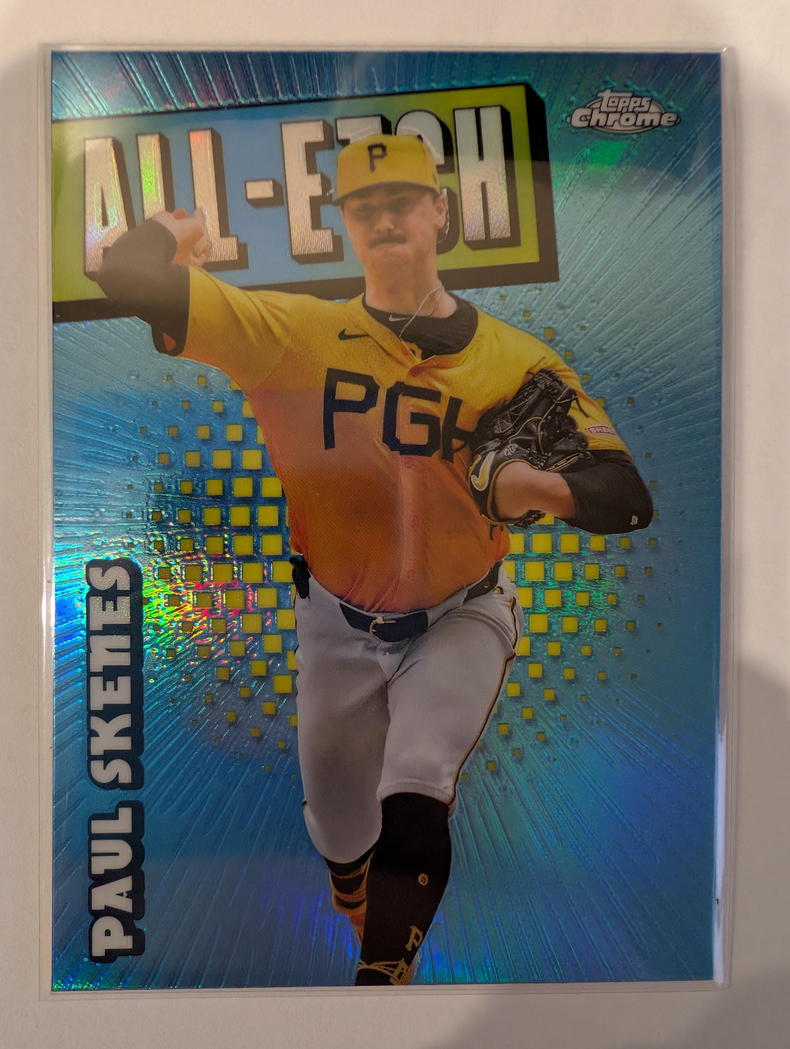 Paul Skenes 2025 Topps Chrome #CAE-18 Chrome All-Etch Price Guide 