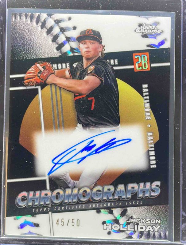 Jackson Holliday 2025 Topps Chrome #CHR-JH Chromographs Price