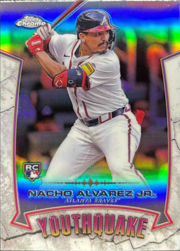 Nacho Alvarez Jr. 2025 Topps Chrome #YQ-21 Youthquake Rookie RAW