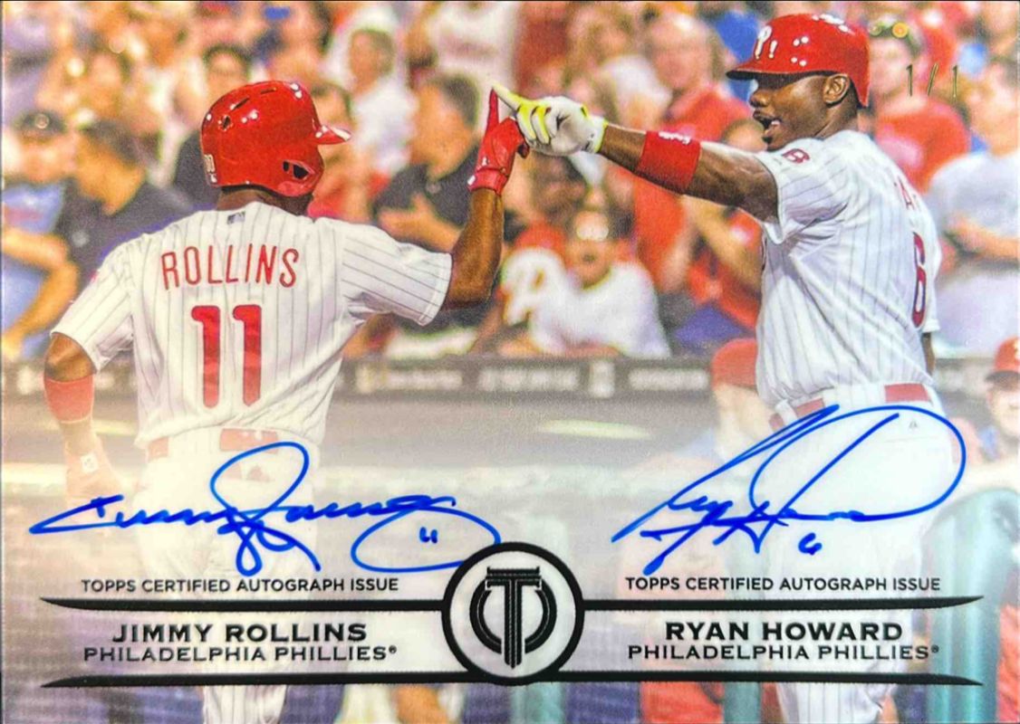 2025 Topps Tribute #TTG-RHO True To The Game Dual Autographs - Black /1