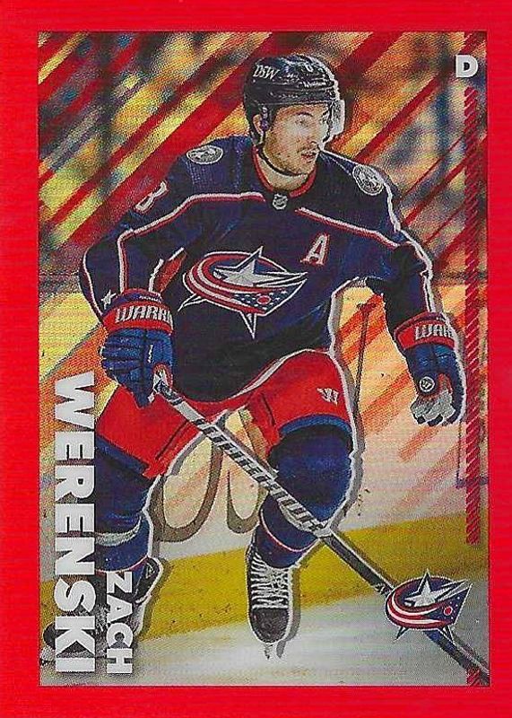 2022 Topps Chrome NHL Sticker Collection #145 Red Refractor /5