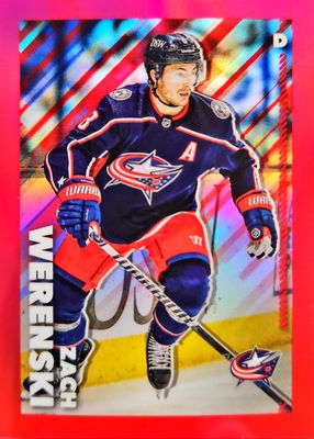 2022 Topps Chrome NHL Sticker Collection #145 Red Refractor /5