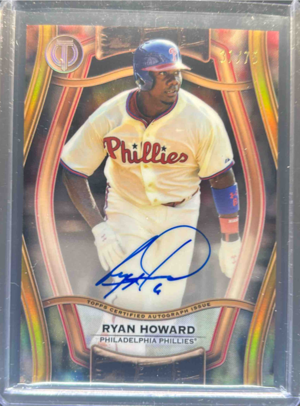 Ryan Howard 2025 Topps Tribute #PTGA-RH Pillars Of The Game Autograph ...