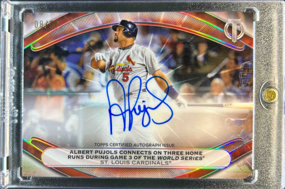 2025 Topps Tribute #CTSDA-PB Calling The Shot Dual Autographs