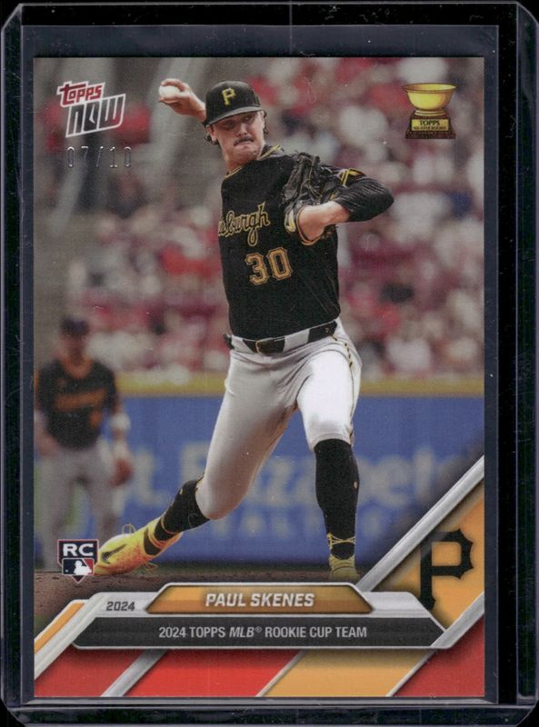 Paul Skenes 2025 Topps Tribute #4 Red /10 RAW