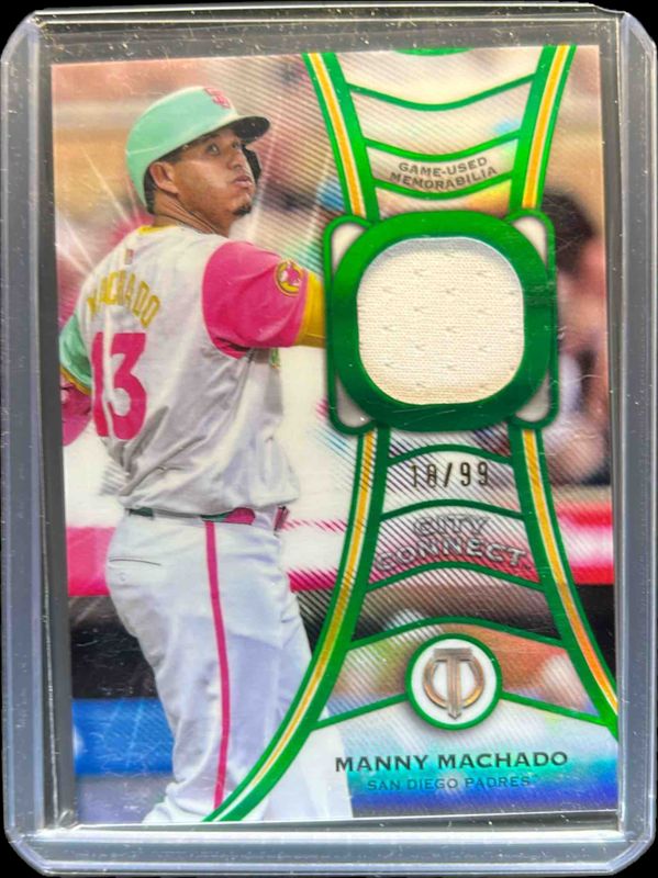 Manny Machado 2025 Topps Tribute #TT-MM Tributaries - Green /99 RAW