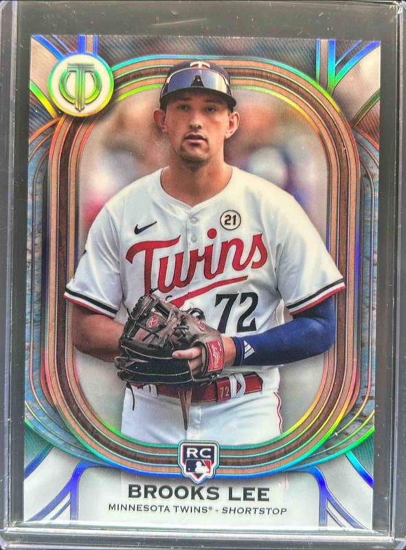 Brooks Lee 2025 Topps Tribute #89 Base Rookie RAW
