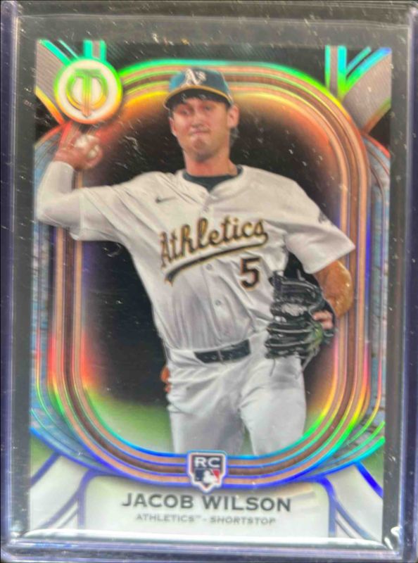 Jacob Wilson 2025 Topps Tribute #86 Base Rookie RAW