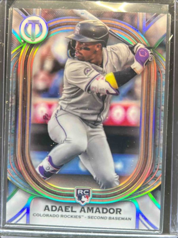 Adael Amador 2025 Topps Tribute #96 Base Rookie RAW