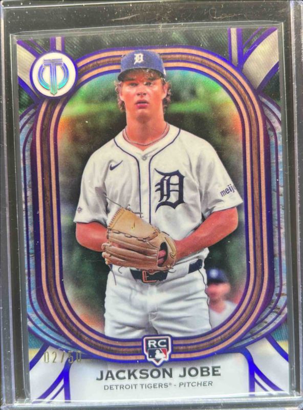 Jackson Jobe 2025 Topps Tribute #100 Purple /50 Price Guide