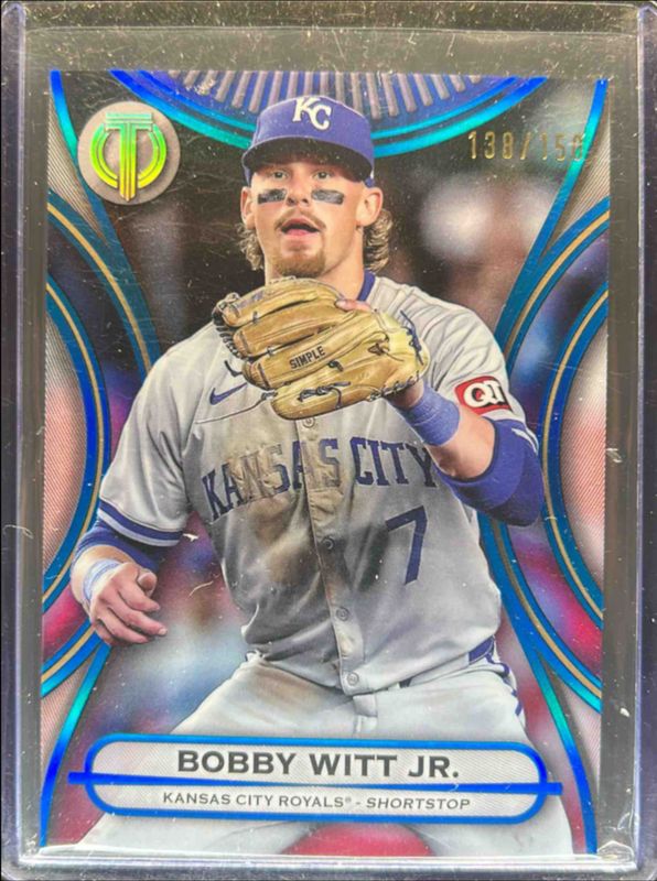 Bobby Witt 2025 Topps Tribute #25 Blue /150 RAW