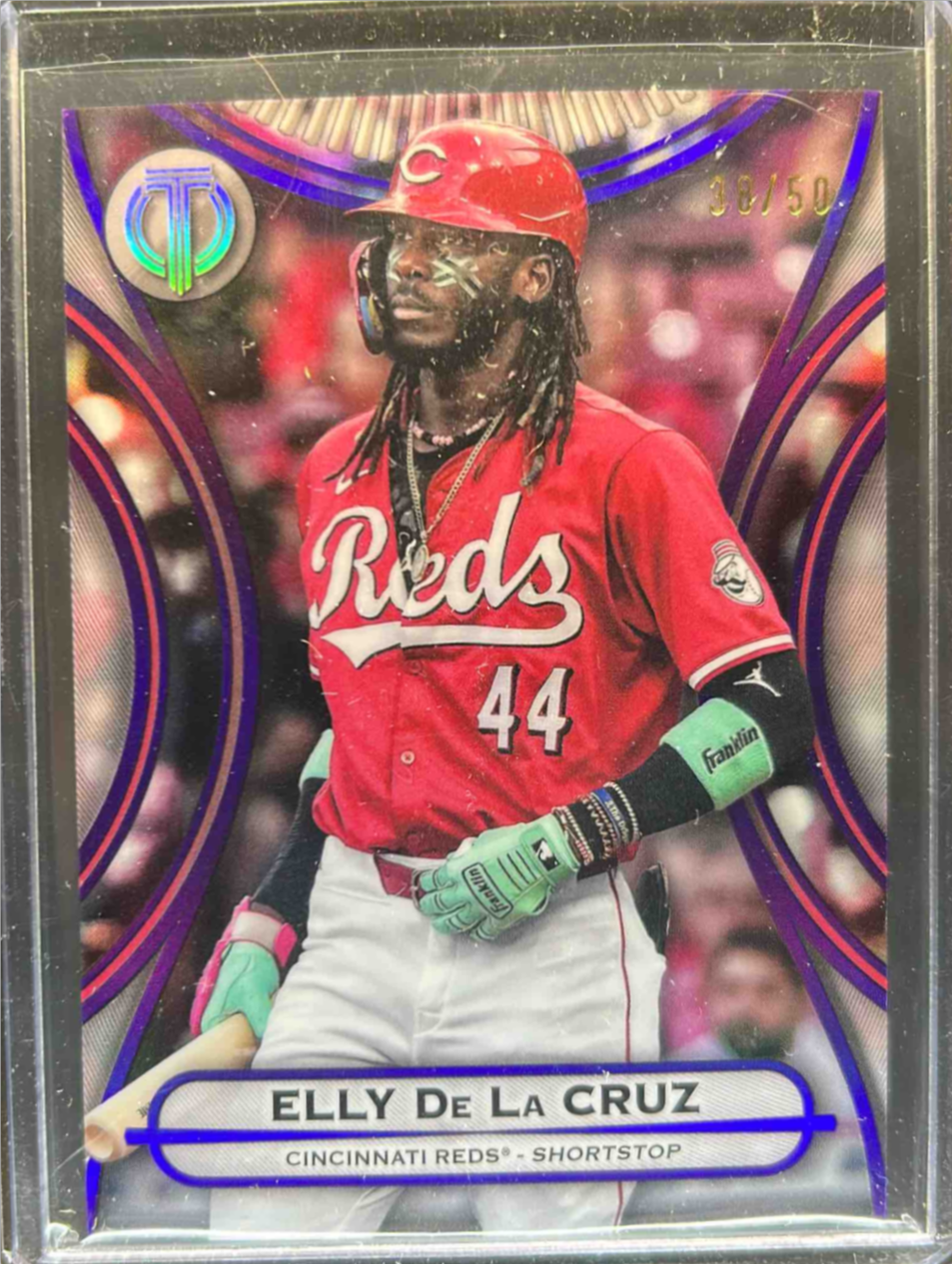 Elly De La Cruz 2025 Topps Tribute #57 Purple /50 Price Guide