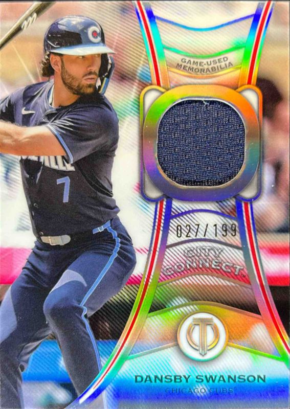 Dansby Swanson 2025 Topps Tribute #TT-DS Tributaries /199 RAW