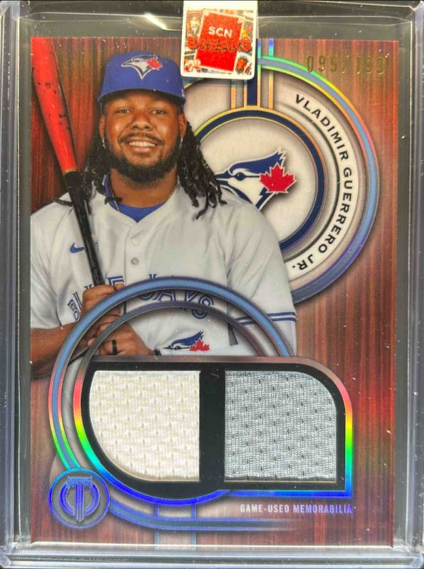 2025 Topps Tribute #DR-VGJ Single-Player Dual Relic /199