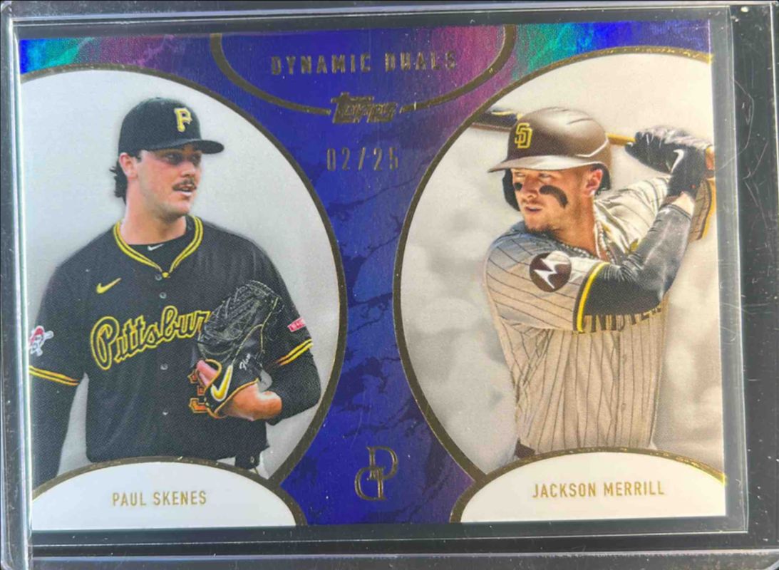 2025 Topps Dynamic Duals #38 Blue /25