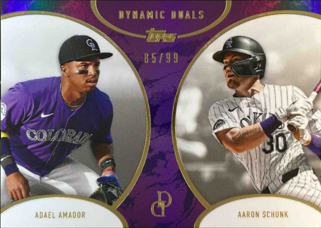 2025 Topps Dynamic Duals #26 Purple /99