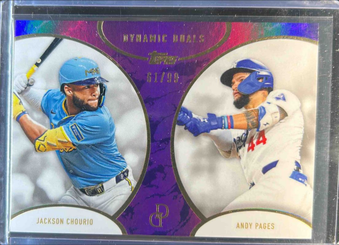 2025 Topps Dynamic Duals #34 Purple /99