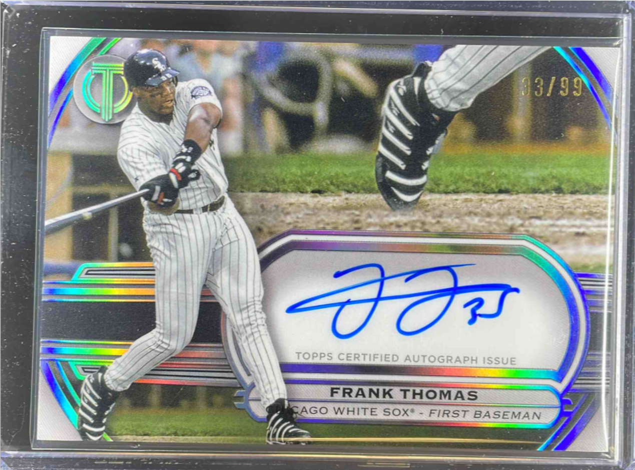 Frank Thomas 2025 Topps Tribute #TTC-FT Tribute To Cleats Autograph ...
