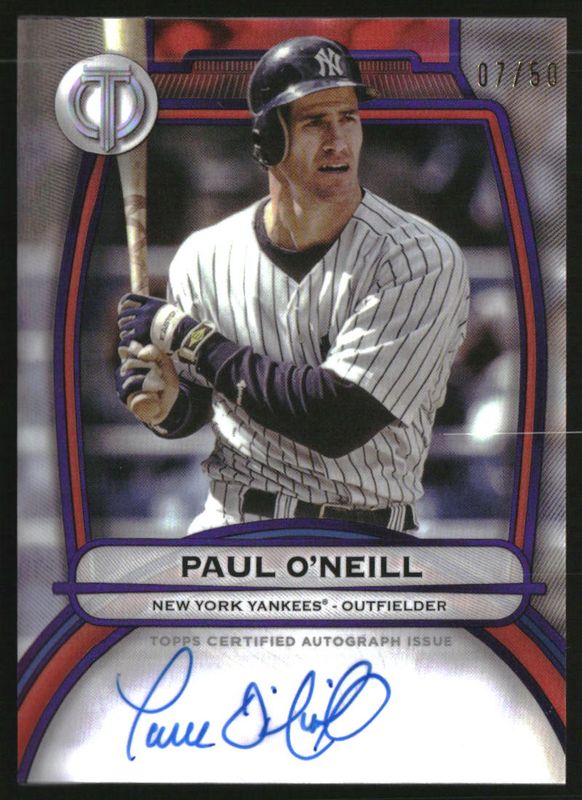 2025 Topps Tribute #TA-PO Tribute Autograph - Purple /50