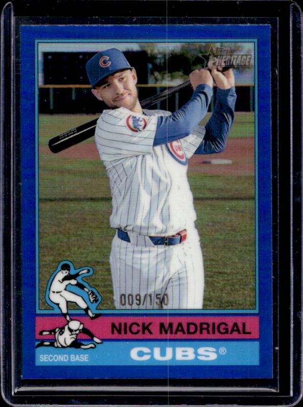 2025 Topps Heritage #375 Chrome - Blue Refractor /150