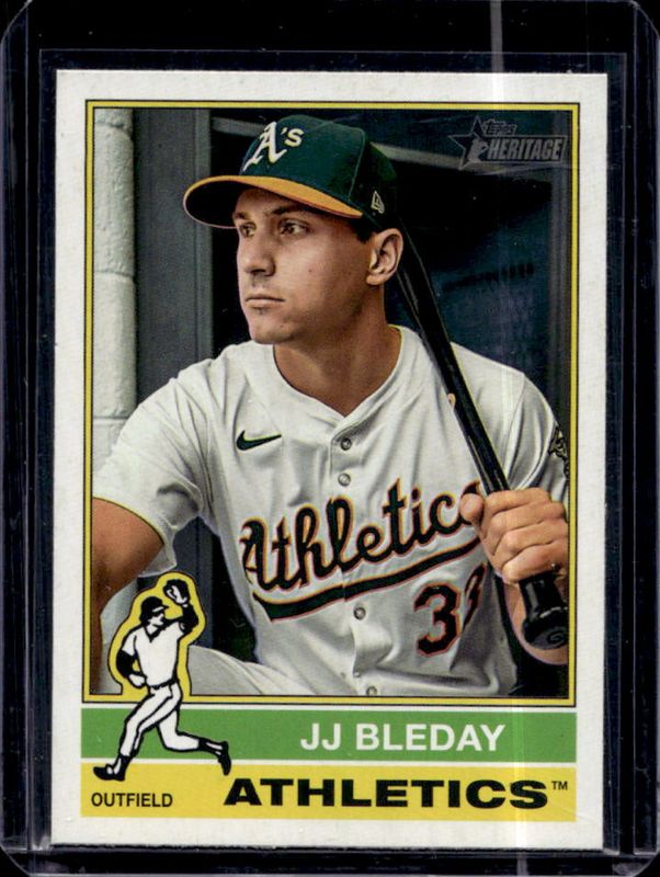 JJ Bleday 2025 Topps Heritage #421 Base RAW