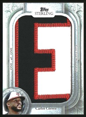 2025 Topps Sterling #TSJLP-CC Jersey Letter Patch /1