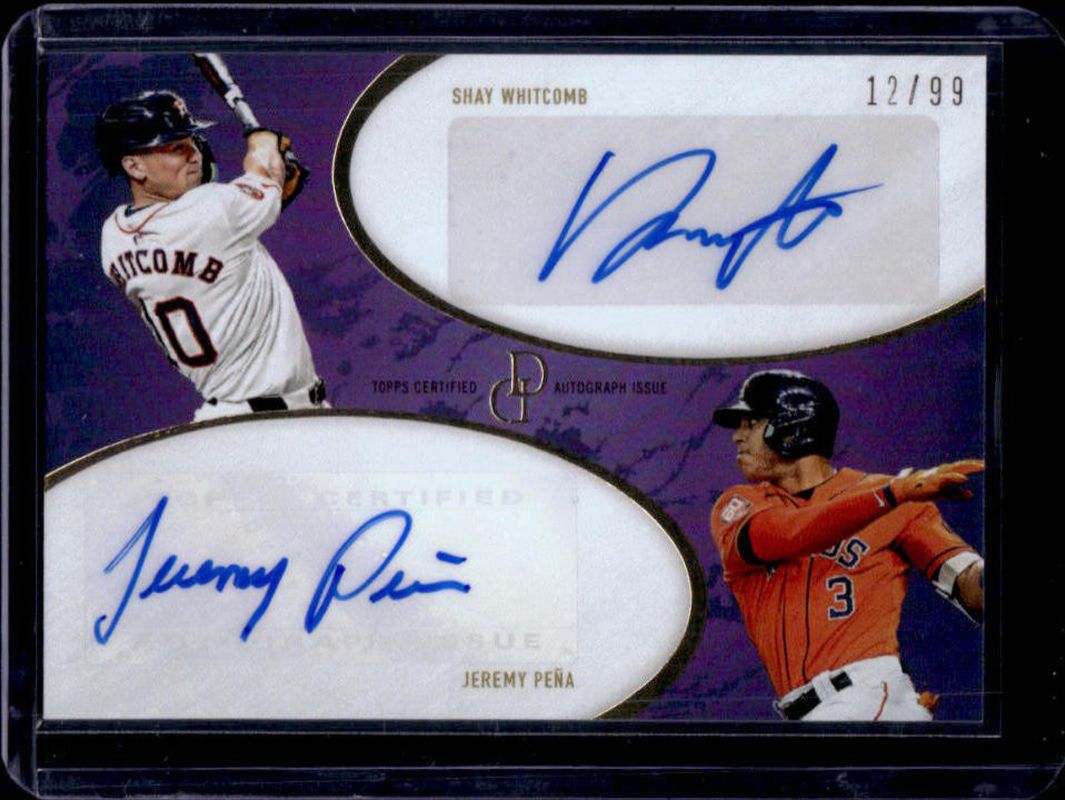 2025 Topps Dynamic Duals #23G Dual Autographs - Purple /99