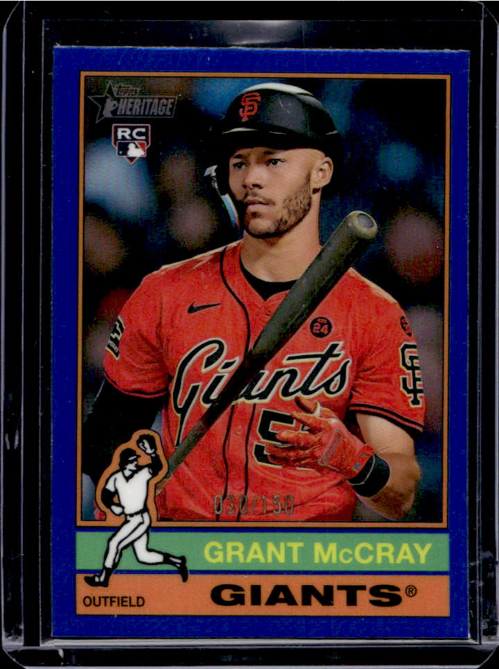 Grant McCray 2025 Topps Heritage #53 Chrome - Blue Refractor /150 Price ...