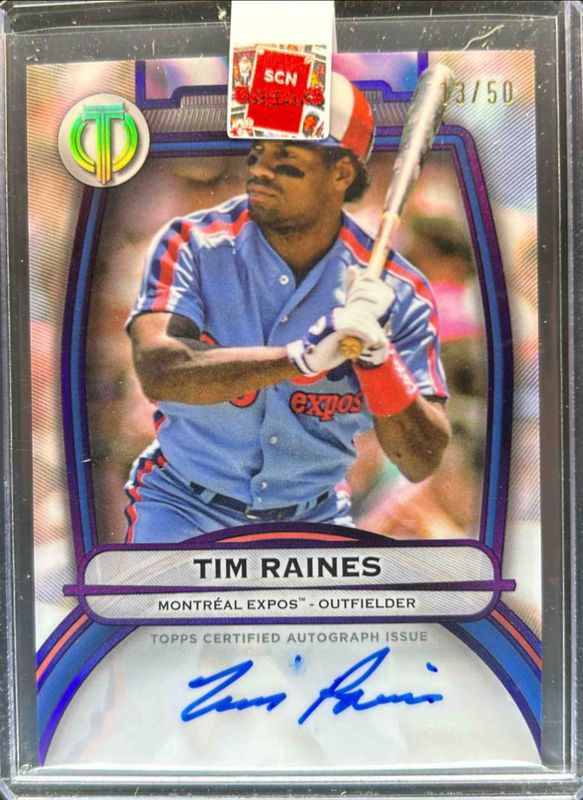 2025 Topps Tribute #TA-TR Tribute Autograph - Purple /50